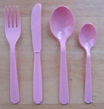 Cutlery Party Pack 48 - Pink